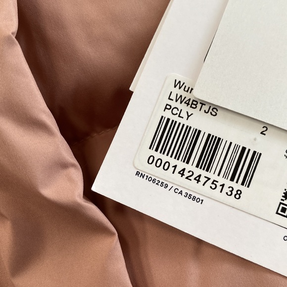 ❤️ Lululemon Wunder Puff Jacket in Pink Clay Size 2 NWT - Picture 9 of 11